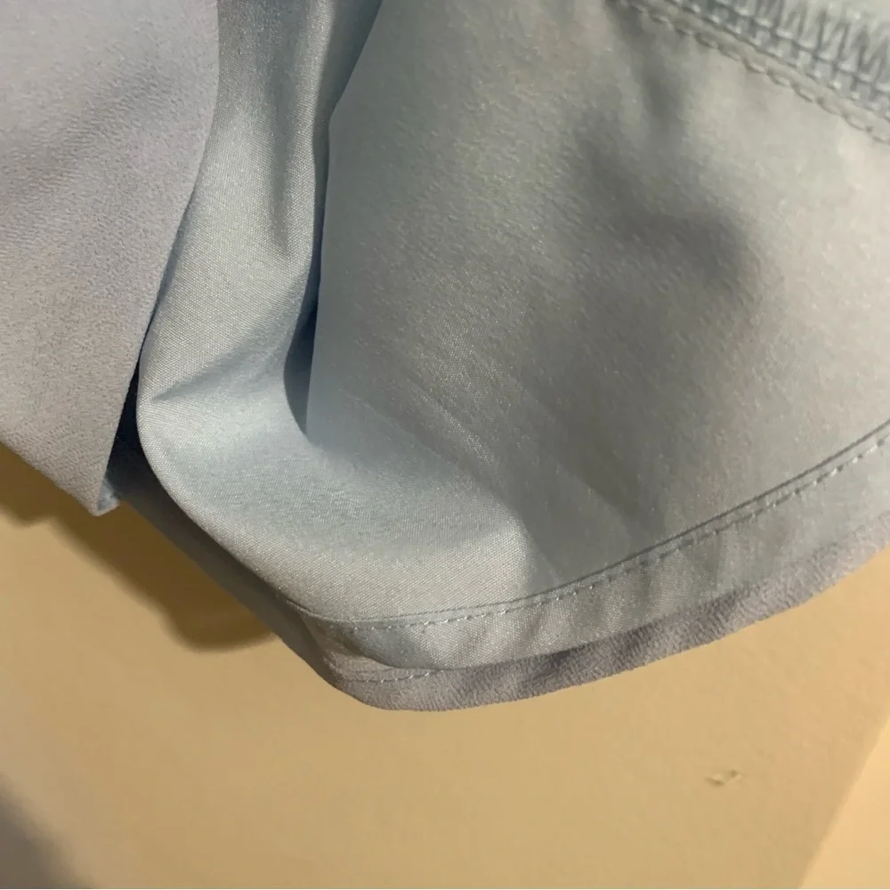 Revolve Dress, By the Way Morgan Layered Mini Dress in Blue - Picture 13 of 15